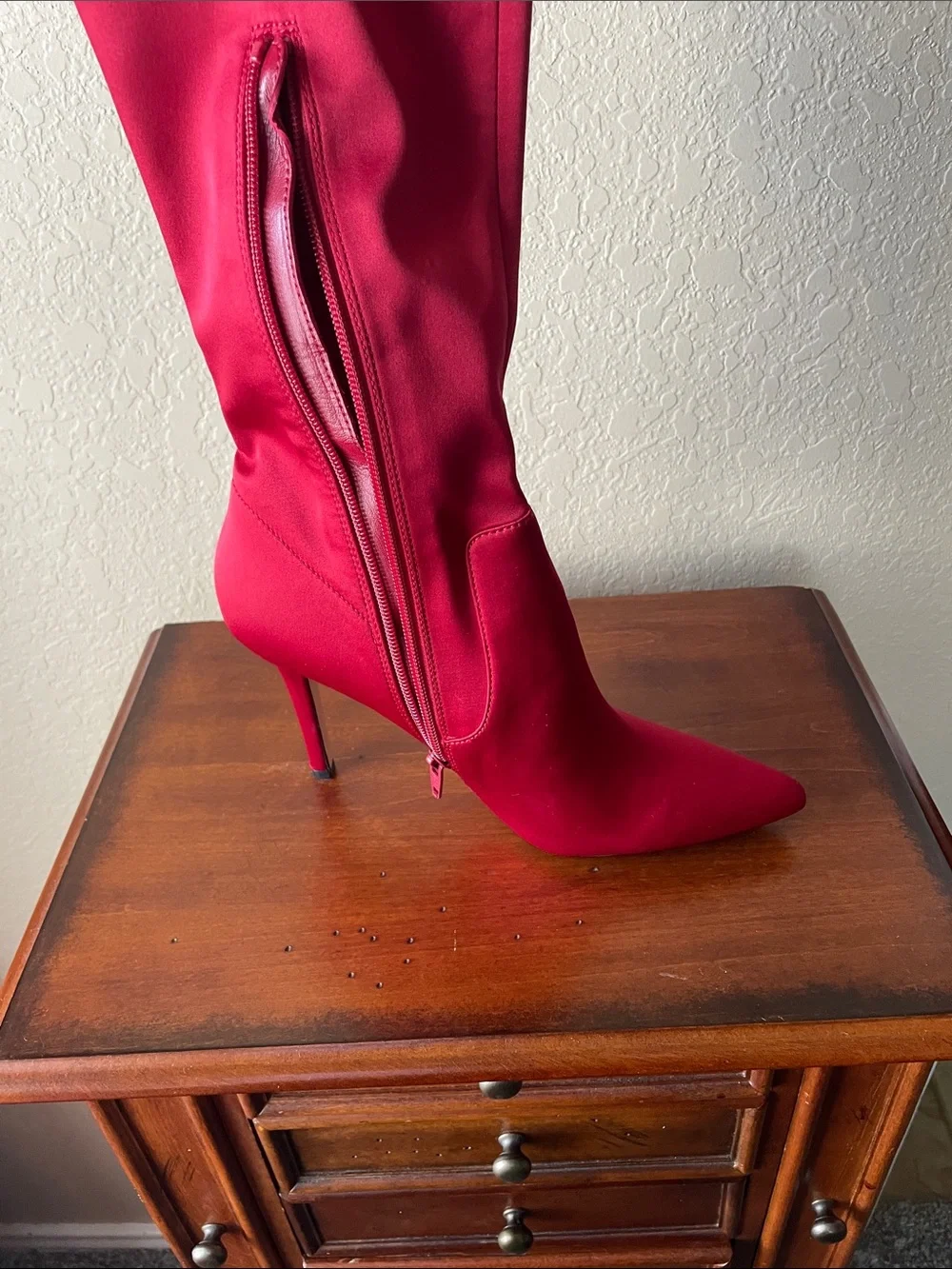Aldo Red Over-the-Knee Women's Boots